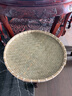 极景手工竹编竹制品农家圆形簸箕无孔竹筛子竹匾托盘绘画装饰筐52cm 实拍图