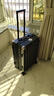 卡帝乐鳄鱼行李箱女拉杆箱新款旅行箱学生大容量男耐用结实密码箱皮箱子 黑色 24英寸 标准尺寸-单人出行5-7天 实拍图