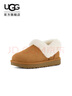 UGG秋季女士时尚舒适茸茸毛圈口平底休闲乐福鞋懒人毛毛鞋1119002 CHE | 栗色 37 实拍图