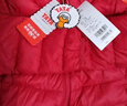 鸭鸭（YAYA）儿童轻薄羽绒服短款小童中大童连帽男女童2023秋冬洋气童装外套 中国红 130 实拍图