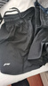 李宁（LI-NING）泳裤男士游泳裤平角双层沙滩裤防雾泳镜泳帽套装24-37L 实拍图