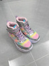 Skechers斯凯奇儿童雪地靴子秋冬保暖运动鞋女童舒适闪灯休闲棉靴302677L 实拍图