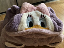 果壳（Gukoo）情侣睡衣冬款毛绒女家居服保暖连帽卡通睡袍男 米奇浅灰睡袍 M 实拍图