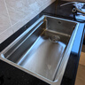 欧琳（OULIN）厨房水槽大单槽洗菜盆一体盆单槽304不锈钢台下盆 左/右下水 实拍图