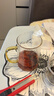 雅集筑茗玻璃茶杯茶水分离玻璃杯带盖带玻璃内胆办公家用耐热泡茶杯 实拍图
