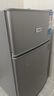 小黄鸭 迷你冰箱小 108L双门冷藏冷冻小型家用宿舍租房电冰箱小巧不占地 一级能效省电节能 68L【一级能效，租房省电款】 银色 实拍图
