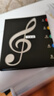 天色 A4/60页莫兰迪乐谱夹 谱夹子可修改资料册文件夹不反光 吉他古筝谱夹子 实拍图