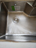 九牧（JOMOO） 厨房水槽单槽套餐SUS304不锈钢洗碗池 洗菜盆加厚水盆大容量水槽 A款58*43大单槽（含抽拉龙头） 实拍图