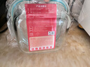 希乐扣Cilock玻璃饭盒上班族带饭糙米饭分装留样盒冷冻盒减脂定量保鲜盒 4只装 实拍图