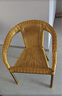 华音轩藤椅阳台休闲椅藤编椅子户外老式围椅家用靠背椅老人藤椅子靠背椅 实拍图