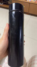 炊大皇 保温杯 316L医用级不锈钢茶水分离商务便携保温杯 黑色 490ml 实拍图