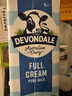 德运（Devondale）全脂纯牛奶澳洲原装进口原生高钙1L*10盒/箱装早餐 实拍图