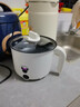 电煮锅小电锅电锅一体多功能锅宿舍用1-2人煮面锅 不粘内胆锅1.4L+不锈钢蒸笼 实拍图