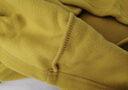 探拓（TECTOP）抓绒衣 户外加厚保暖男抓绒衣纯色立领半开衫柔软舒适抓绒衣 MZRY033 男款姜黄色 XL 实拍图