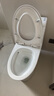 九牧（JOMOO）马桶家用暴风大冲力抗菌釉面一键快拆盖板除臭抗菌坐便器 双漩暴风脲醛抗菌11368 305/300mm 实拍图