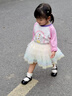 巴拉巴拉童装儿童裙子宝宝半身裙女童短裙洋气红色网纱蓬蓬裙 蛋黄麻薯-00311 90cm 实拍图