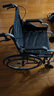 京巧铝合金轮椅老人专用出行便携式轮椅小型轻便折叠旅行代步车可自推 实拍图