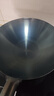 荣事达（Royalstar）章丘手工锻打铁锅圆底老式炒锅无涂层不粘炒菜锅燃气灶无盖32cm 实拍图
