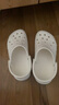 卡骆驰（CROCS）洞洞鞋贝雅女鞋夏季新款凉鞋拖鞋情侣凉拖鞋沙滩鞋男士 10126-100/白色（建议拍小一码） 36-37 (220mm) M4W6 实拍图