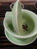 豹霖景德镇青花瓷盖碗茶杯茶碗陶瓷特大泡茶杯功夫茶具敬茶碗单个三才 盖碗大号-梅子青年年有鱼 实拍图