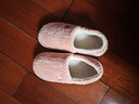 京东京造【厚底防滑】棉拖鞋女秋冬拖鞋室内居家毛拖保暖全包粉红色38-39 实拍图