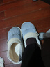 回力女棉拖鞋秋冬季防水厚底踩屎感室内家居月子新款包跟棉鞋加绒拖鞋 灰色 40-41 【偏小一码】 实拍图