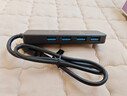 联想（Lenovo）USB3.0分线器拓展坞扩展坞转换器高速4口USB延长线转接头四合一HUB集线器适用笔记本台式机 实拍图