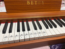 贝琪（Betsy）B351电钢琴88键重锤成人儿童电子钢琴家用练习初学者专业考级钢琴 B351-重力度88键木纹棕 实拍图