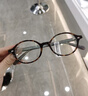 Fakeme复古椭圆框板材光学眼镜框学院书呆子可配近视防蓝光男女 dowdy DED【抹茶玳瑁】 晒单实拍图