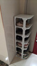 霓峰简易鞋架子家用门口折叠收纳神器宿舍窄小型入门多层隔板墙角鞋柜 新款加固-暖色白7层【升级加宽】80%人选择 实拍图