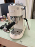 德龙（Delonghi）【政府补贴】咖啡机 半自动咖啡机 小型家用意式浓缩15Bar泵压式 手动打奶泡EC885.CR EX:4 奶油色 实拍图