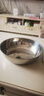 【不锈钢】和面盆厨房烘焙家用火锅盆洗菜打蛋汤锅盆醒面盆料理盆 32cm【热卖款】不锈钢 和面盆 实拍图