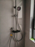 九牧（JOMOO） 花洒淋浴套装钢琴键大置物喷枪自动除垢顶喷淋浴器琴雨系列 精铜耐用水路36602【枪灰】爆款预售 实拍图
