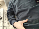 京东京造【100%长绒棉】卫衣男秋季外套男装衣服长袖t恤男女藏青色 L 实拍图