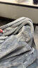 京东京造经典法兰绒毯 1150g空调毯加厚双面沙发午睡盖毯 高级灰1.5x2m 实拍图