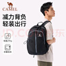骆驼（CAMEL）可折叠大容量轻量化书包背包男女运动双肩包防水旅游旅行包 幻影黑-574C634622-25L 实拍图