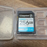 金士顿（Kingston）256GB SD存储卡 U3 V30 相机内存卡 高速sd卡大卡 4K超高清拍摄 读速200MB/s 写速160MB/s 实拍图