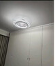 雷士（NVC）LED照明风扇灯智控吸顶吊扇灯奶油卧室餐厅摇头无极调光36瓦 实拍图