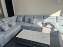 创繁现代可拆洗布艺沙发简约客厅小户型免洗科技布沙发组合家具 六件套+茶几【配四个布凳】 高密度海绵座包/麻布 实拍图