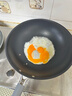 三禾0涂层炒锅无涂层不粘锅304钛不锈钢电磁炉通用炒菜锅32cmLC32S16 实拍图