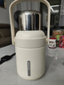 九阳（Joyoung）保温杯316L不锈钢大容量男女士水杯户外高颜值茶杯大肚杯950ml白 实拍图