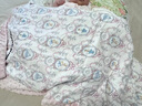 DOMIAMIA纱布豆豆毯婴儿被子春夏宝宝盖毯安抚被儿童被子毛毯夹棉110×140 实拍图