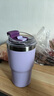 特百惠（Tupperware）大T保温杯1.1L大容量男女水杯子便携咖啡杯带把手圣诞礼物 冰沙紫 实拍图