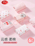 浪莎（LangSha）儿童内裤女童内裤纯棉学生宝宝舒适内裤女孩条装6条装卡通图案150 实拍图