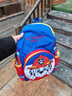 艾欣儿 幼儿园儿童书包男女童卡通可爱小班中大班学生2岁-6岁低年级背包 天蓝配红色毛毛 实拍图