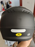 凤凰（Phoenix）新国标A类3C认证电动车摩托车头盔双镜片防雾防风保暖哑黑 男女四季通用电瓶车3/4半盔冬季安全帽 实拍图