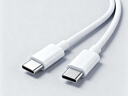 华为6A数据线 USB Type-C转USB Type-C 线长1m/高品质线芯/持久耐用 白色 实拍图