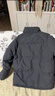马登工装美式休闲90白鸭绒羽绒服男户外防风外套冬季男士保暖面包服 深灰色 XL 实拍图