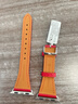 ROMISS适用于iwatch苹果手表表带apple watch S11/10/9/8/7表带意大利荔枝纹真皮腕带高级感轻奢手表链 胭脂红（小蛮腰女款） (S) 40/41/42表盘通用-银色表扣 实拍图