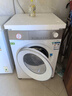 西门子（SIEMENS）小晶钻奢护大师 10kg滚筒洗衣机全自动家用 超氧空气洗 蒸汽除皱 智能投放 WG54H2V00W 小幸熨  实拍图